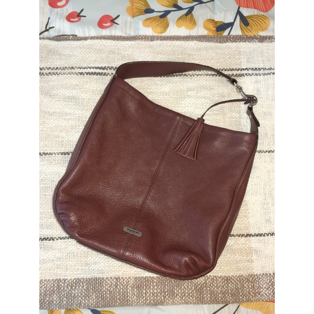 Coach Avery leather large hobo bag